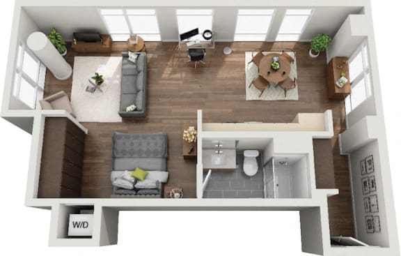 Pixon Apartments in Lake Nona, FL Austen Studio floor plan