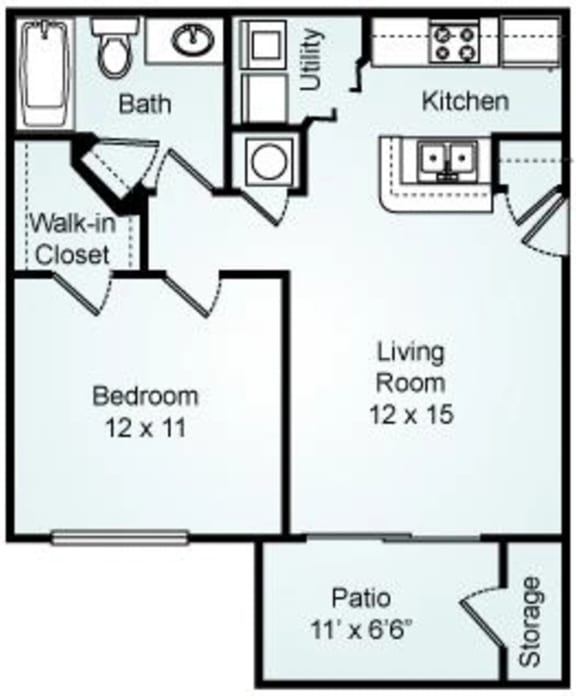 Floor Plans of Wyndchase Bellevue Apartments in Nashville, TN