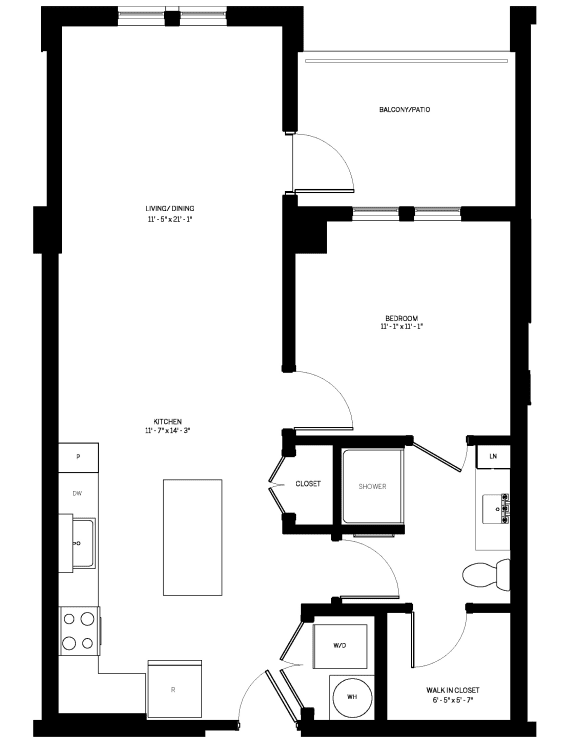 A8-775 SF Floor Plan at AVE Phoenix Terra, Phoenix, AZ