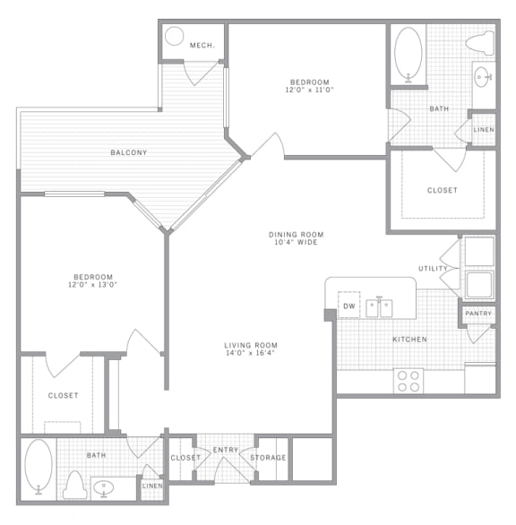 B3 Floor Plan Image