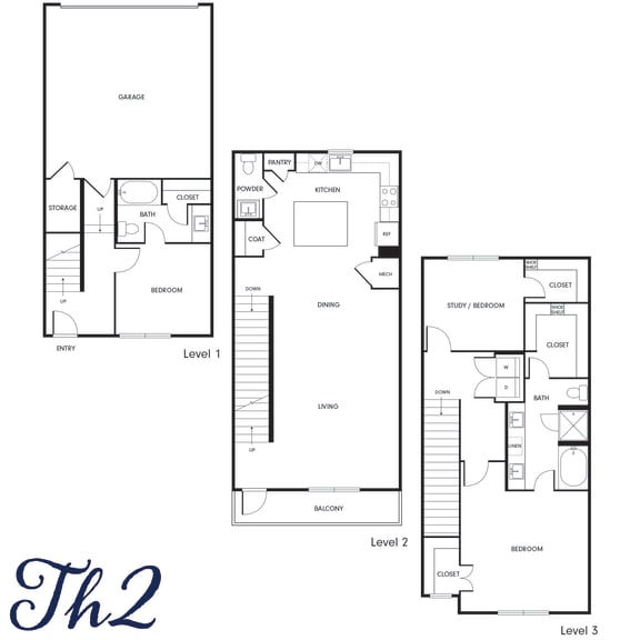 Floor Plan  Townhome II