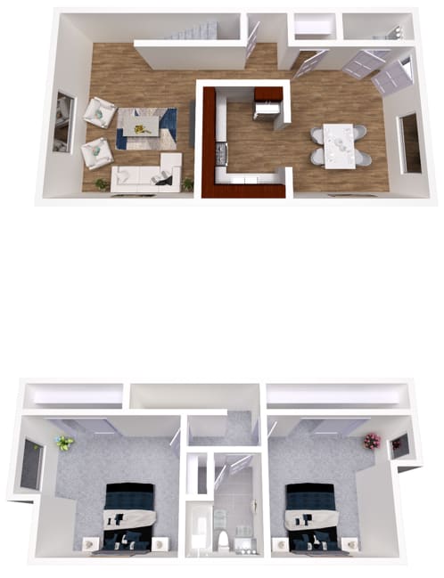 Floor Plan  FORGET ME NOT TOWNHOME