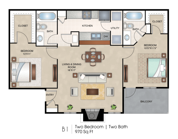 B1 floor plan layout