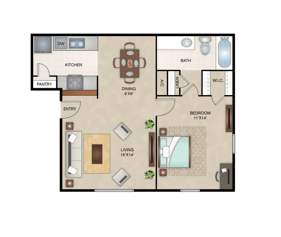 Maple Floor Plan layout