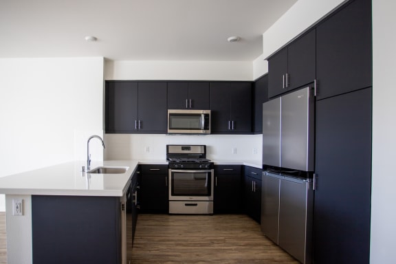 Kitchen at Citron Apartment Homes in Riverside