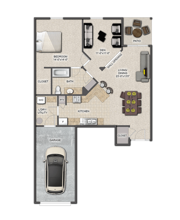 Pembrook Place Apartments Chestnut Floor Plan