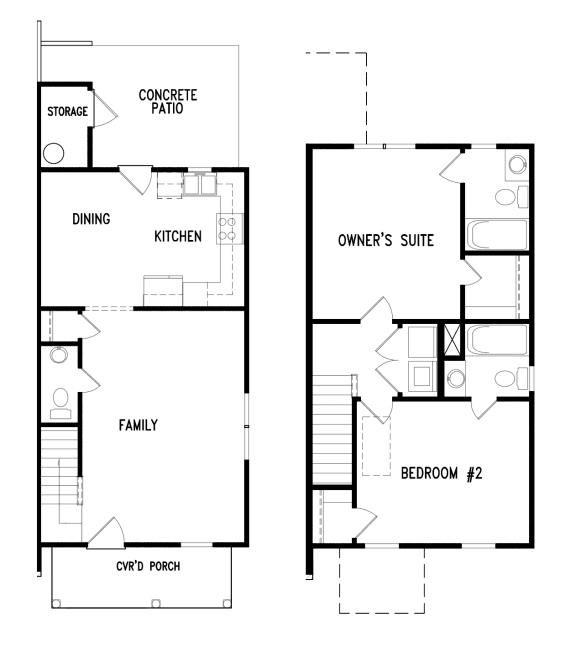 Floor Plans of Mingo Creek in Knightdale, NC