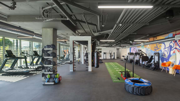 7,000 sq ft fitnes s center 7,000 sq ft fitnes s center at The Q Variel, Woodland Hills, CA, 91367