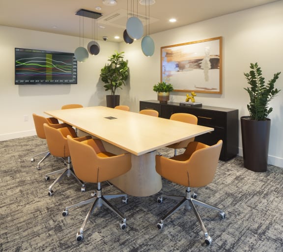 The Q Topanga Luxurious Apartments Woodland Hills California, conference room