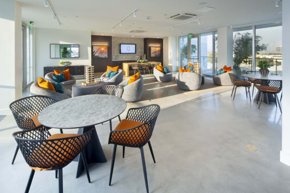 High end luxury Club House The Q Topanga Luxurious Apartments Woodland Hills California
