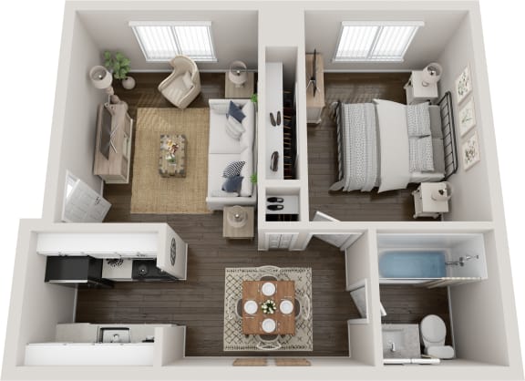 Maplebrook Village Apartments  |  Floor Plans