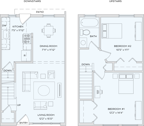 Southgate Apartments | Southgate, Michigan | Floor Plans