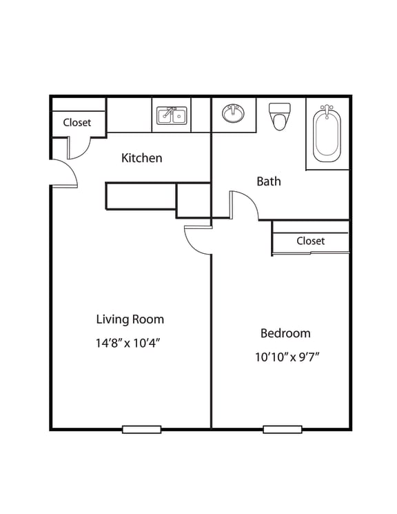 Floor Plans of Spinnaker Court in Indianapolis IN