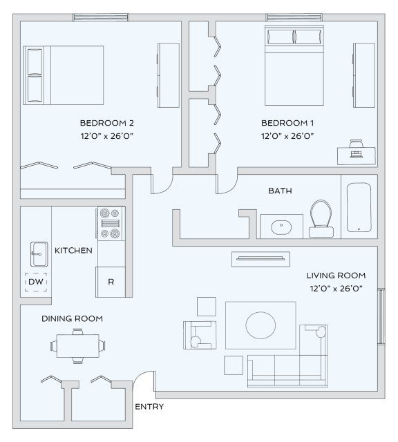 Town &amp; Country Apartments  |  Wixom, MI  |  Floor Plans