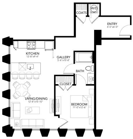 A2 Floorplan Diagram