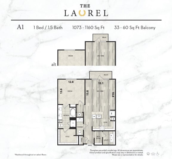 floor plan option in our north dallas apartment community