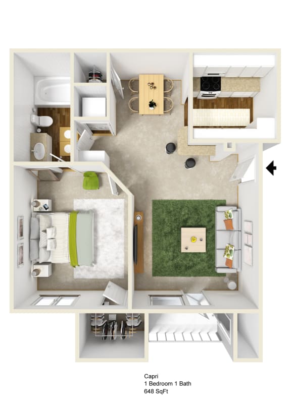  Floor Plan 1A
