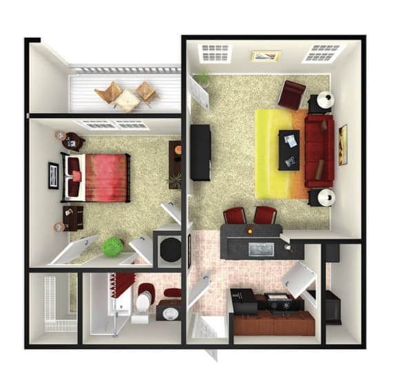 floor plan options in our apartments in webster tx