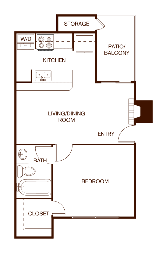 1 Bedroom Apartments Arlington, TX Oaks of Arlington