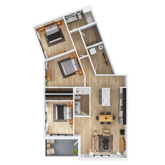 Floor Plans Apartments in Carbondale, CO Hayden Place
