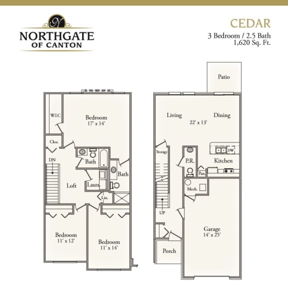 Cedar floor plan
