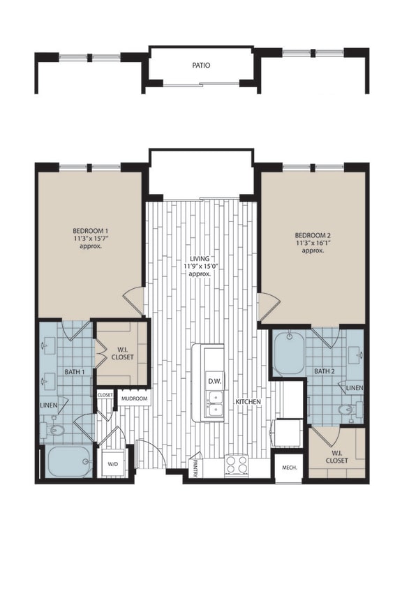 Floor Plans of Broadstone Memorial Park in Houston, TX