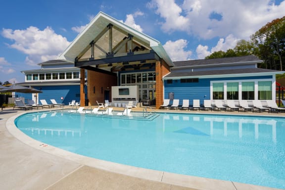 Private Swimming Pool at Whetstone Flats, Nashville, TN