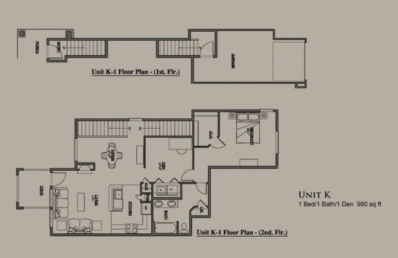 1x1 floor plan Bella on Canyon Apartments in Puyallup Wa