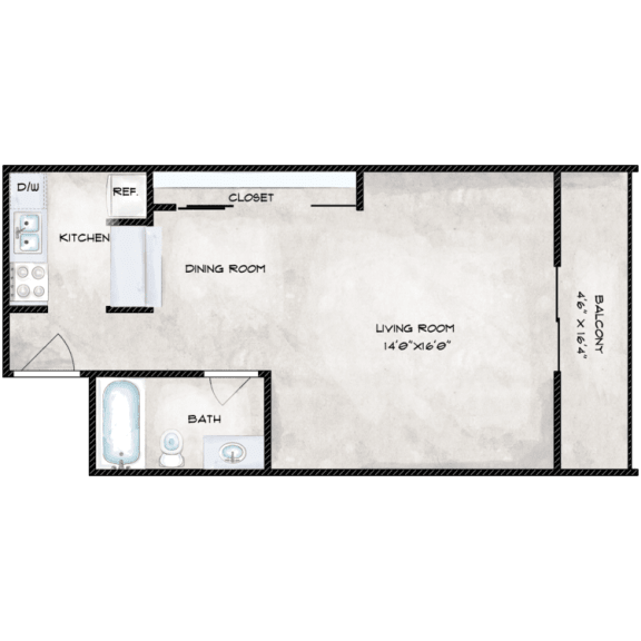 Floor Plan  Studio floor plan