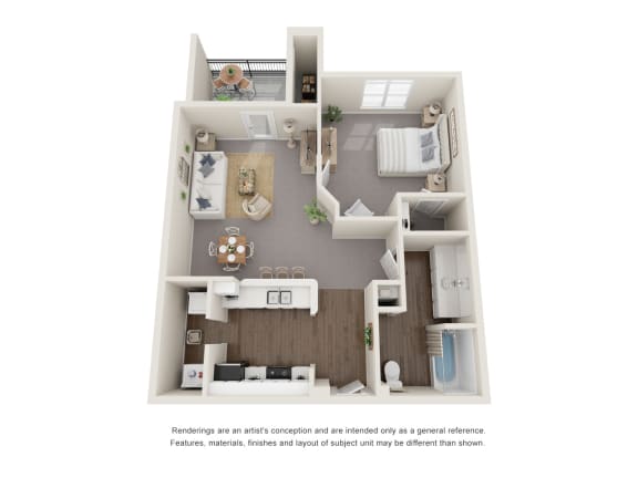 One Bedroom Floor Plan Apts Luxe at 1300 Apartments l Waco, TX 76760 Luxe at 1300 Apartments l Waco, TX 76760
