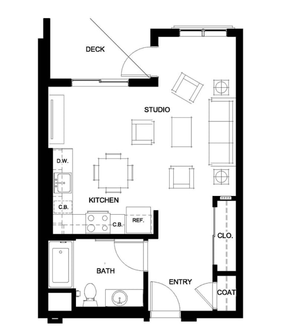 Floor Plan  Studio floor plan
