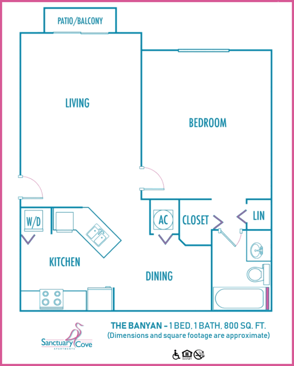 Floor Plans of Sanctuary Cove in North Lauderdale, FL