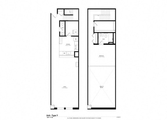 1 Bed - 1 Bath |1290 sq ft floorplan at Cosmopolitan Apartments, Minnesota, 55101