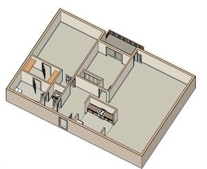 2 Bed - 1.5 Bath |1010 sq ft floorplan
