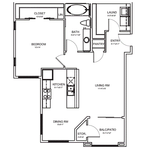 Floor Plan Plan 1A 2nd &amp; 3rd Floor