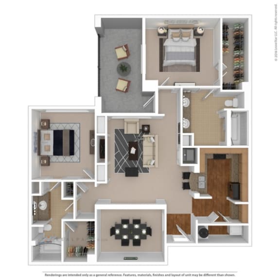 Floor Plans of Metropolitan in North Little Rock, AR