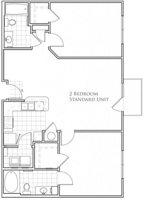 Floor Plan  2BRC