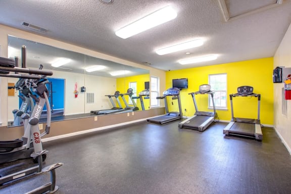 State-of-the-Art Fitness Center at Quad Apartments, Wilmington, NC