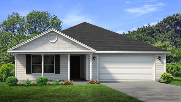 4 Bed 2 Bath 2031 SQ.FT Floor Plan Ryder FE G Floor Plan, 4 Bed 2 Bath, 2031 SQ.FT. Rendering