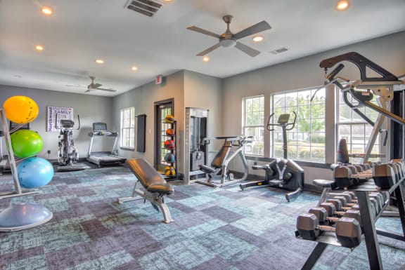 Fitness Center at Northwood Apartments best apartments in Macon Georgia