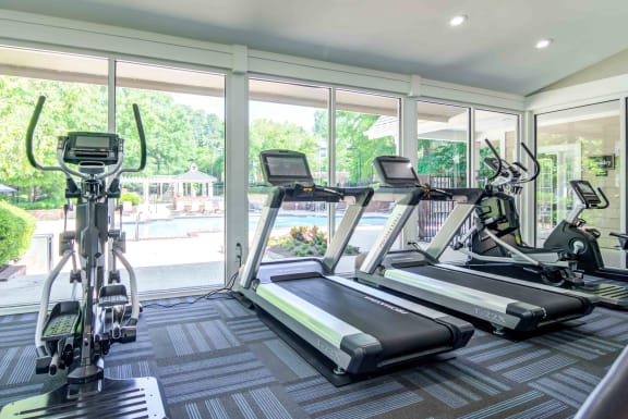 Cardio Equipment at Grande Oaks Apartments, Roswell