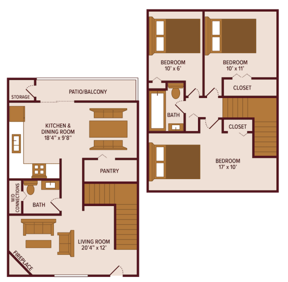 1, 2, & 3Bedroom Apartments & Townhomes Mehlville, MO Apartments
