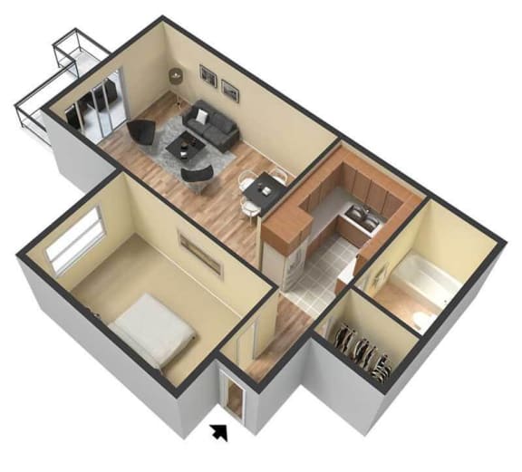 Floor Plan  studio apartment floor plan