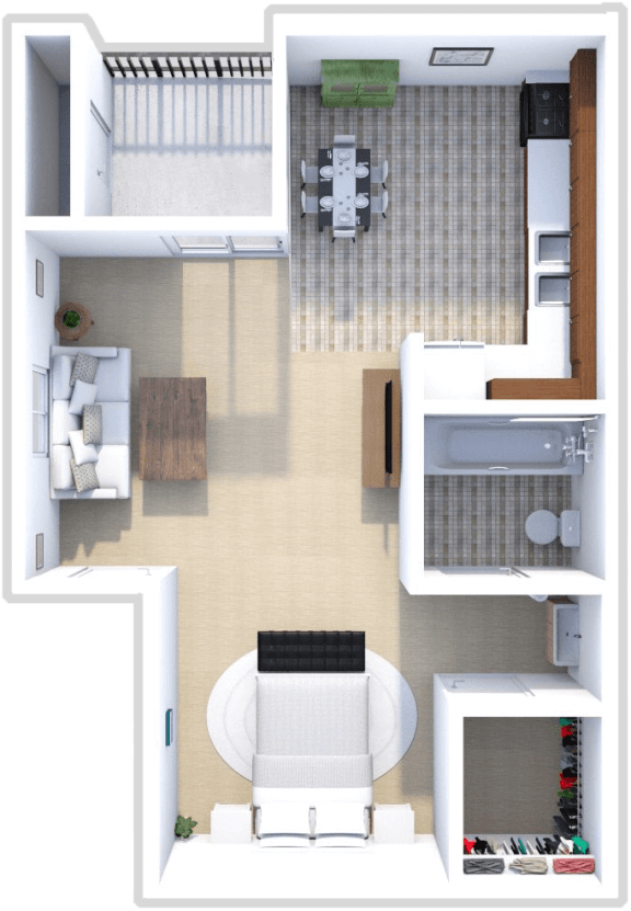 Floor Plans of Saddlecreek Apartments in Roswell, NM