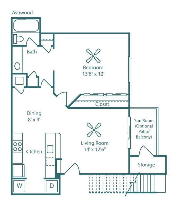 Floor Plans of The Park at North Ridge in Raleigh NC