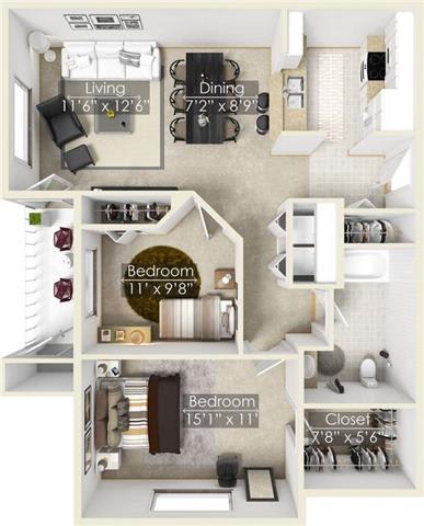 Four Lakes Blackberry floor plan