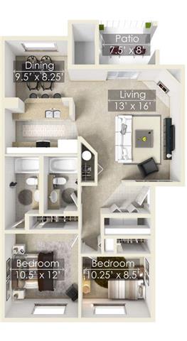 Chinook Park Crystal floor plan