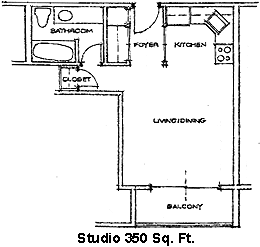 Floor Plan  Woodland Estates Studio Floor Plan