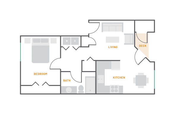 Floor Plan  1x1