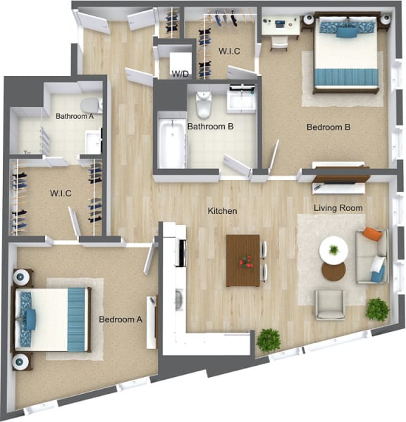 MIO 2 bedroom style F